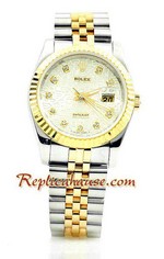 Rolex Replica Datejust Two Tone Watch 02