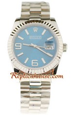 Rolex Replica Datejust Silver Watch 17