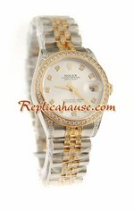 Rolex Replica Datejust Swiss Watch - Boy Size 39<font color=red>หมดชั่วคราว</font>