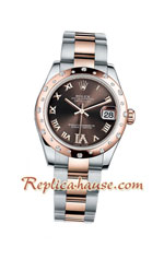 Rolex Replica DateJust Two Tone Ladies - 40