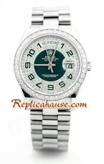 Rolex Replica Day Date Diamonds Swiss Watch 6