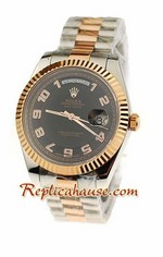 Rolex Replica Day Date Two Tone Swiss Watch 12