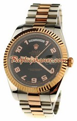 Rolex Replica Day Date Two Tone Swiss Watch 13