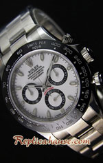 Rolex Daytona Ceramic White Dial Swiss Replica Watch 24