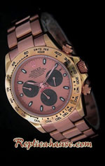 Rolex Replica Daytona Pink Gold Swiss Watch 15