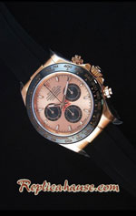 Rolex Daytona Everose Rose Gold Dial Swiss Watch 26