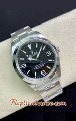 Rolex Explorer I Black Dial 36mm Swiss AR Replica Watch 02