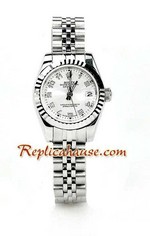 Rolex Replica Datejust Silver Ladies Watch 10