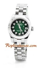 Rolex Replica Datejust Silver Ladies Watch 05