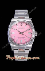 Rolex Oyster Perpetual 41MM Cal.3230 Pink Dial Swiss Replica Watch 07