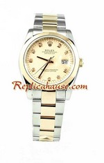 Rolex Replica Datejust Mens Watch - Pink Gold 01