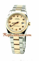 Rolex Replica Datejust Mens Watch - Pink Gold 03