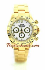 Rolex Daytona Gold White Face 18