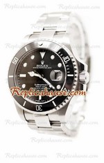Rolex Submariner Black 40MM Swiss Replica Watch 2836