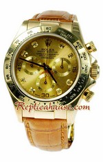 Rolex Replica Daytona Gold Swiss Watch 06