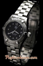 Tag Heuer Aquaracer Black Dial Ladies 27mm Swiss Replica Watch 04