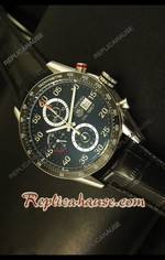 Tag Heuer Carrera Calibre 1887 Black Swiss Watch 09