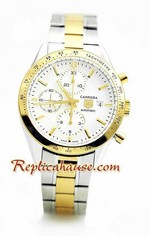 Tag Heuer Carrera Two Tone Swiss Watch 01