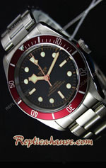 Tudor Heritage Black Bay Red Bezel Swiss Replica Watch 06