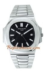 Patek Philippe Nautilus Black Dial Replica Watch 06