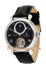 Vacheron Constantin Tourbillon Automatic with White Dial-Leather Strap 2012 Watch 2