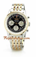 Breitling Navitimer Two Tone Swiss Watch 1