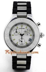 Cartier Replica Ligne Chronoscaph White Face