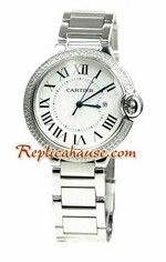 Cartier De Balloon Diamond 38MM Swiss Replica Watch - Mens 02