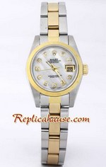 Rolex DateJust Two Tone Ladies - 32