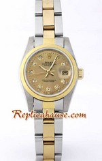 Rolex DateJust Two Tone Ladies - 28