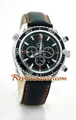 Omega Seamaster - Planet Ocean Leather Watch 12