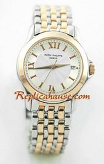 Patek Philippe Geneva Two Tone Swiss Replica Watch 6