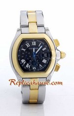 Cartier Roadster Two Tone Watch
