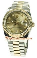 Rolex Day Date Two Tone Swiss Replica watch 06