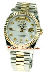 Rolex Day Date Two Tone Swiss Replica watch 08