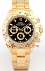 Rolex Daytona Gold Black Face 1