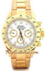 Rolex Daytona Gold White Face 1