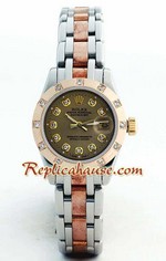 Rolex DateJust Two Tone Ladies - 22