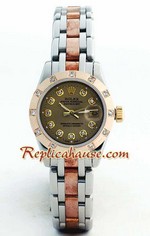 Rolex DateJust Two Tone Ladies - 22