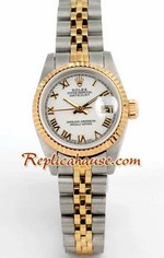 Rolex DateJust Two Tone Ladies - 17