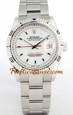 Rolex DateJust Turn O Graph White Face