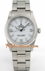 Rolex Explorer White Face Mens 04