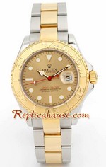 Rolex Yachtmaster Two Tone Swiss Replica Watch 04