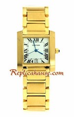 Cartier Tank Replica Watch - Mens - Gold