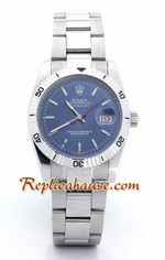 Rolex Replica DateJust Turn-o-Graph Blue Face