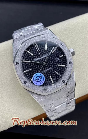 Audemars Piguet Royal Oak 15410BC Black Dial 41MM Swiss APS Replica Watch 03