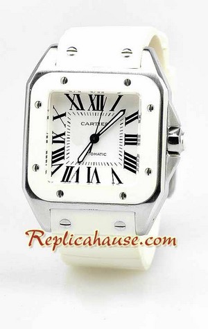 Cartier Santos 100 Swiss Replica Watch 7