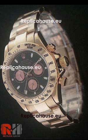 Rolex Replica Daytona Pink Gold Swiss Watch 16