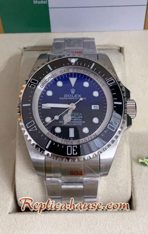 Rolex Deepsea Ceramic Black Dial 44mm Replica Watch 05