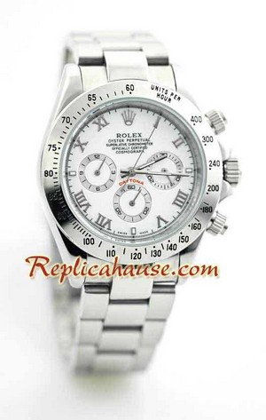 Rolex Replica Daytona Silver Watch 6<font color=red>หมดชั่วคราว</font>